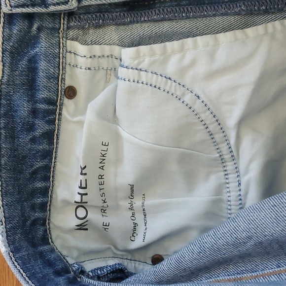 MOTHER SUPERIOR Trickster Ankle High Waisted WASH Crying On Holy Ground 26 - Picture 4 of 13